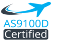 AS9100D Quality Management Systems - Aviation, Space, and Defense Logo