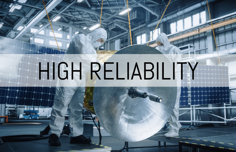 Communications satellite receiver in clean room assembly
